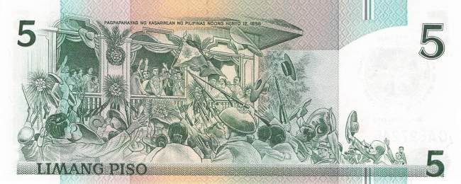 Philippinen 5 Piso 1986 p175b